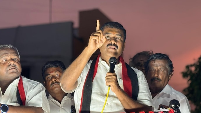 dmk mla arrested over remarks ag